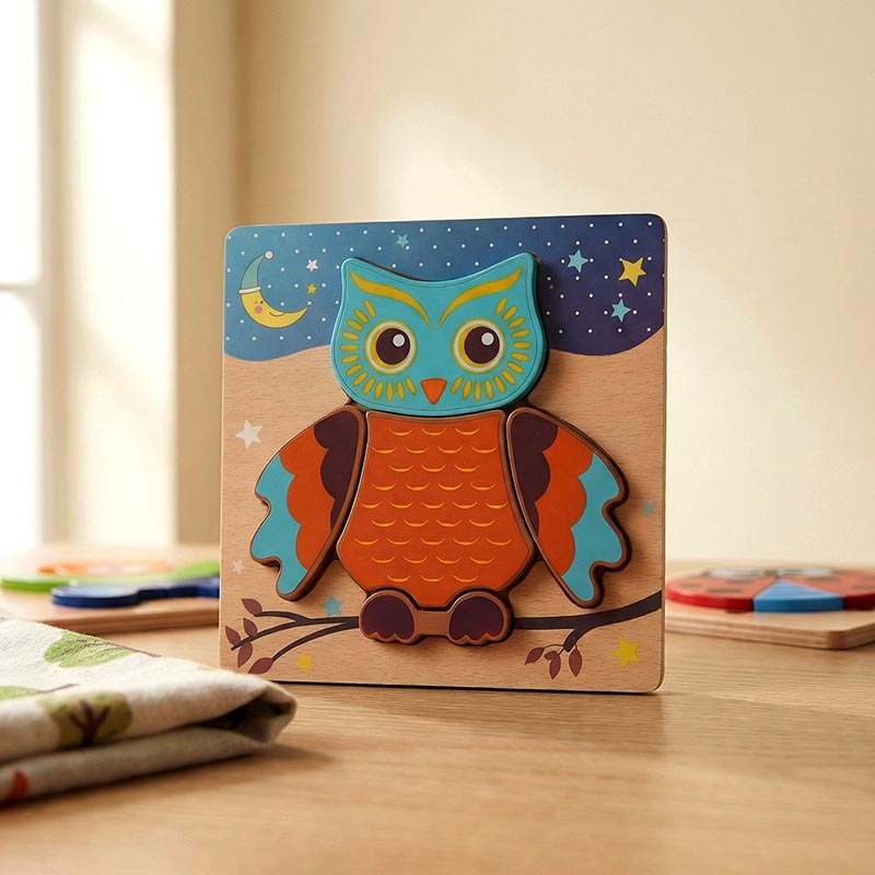 Puzzle-uri Montessori pentru Copii (6 Bucăți)