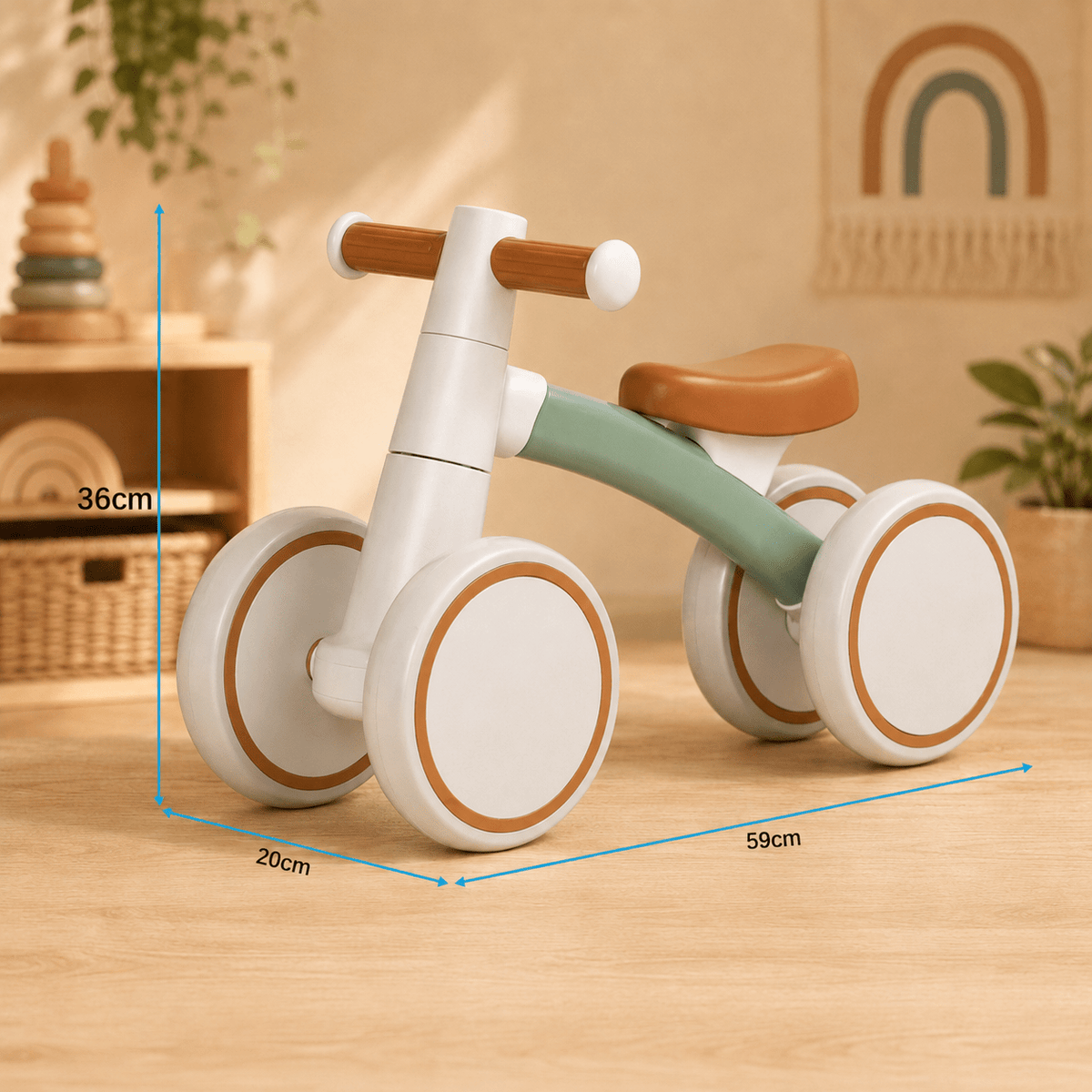 Bicicletă de echilibru Montessori pentru copii mici